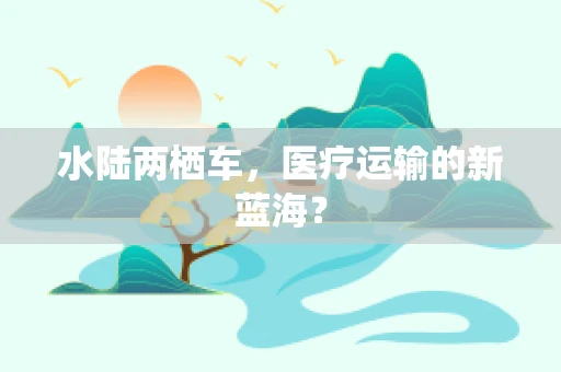 水陆两栖车，医疗运输的新蓝海？