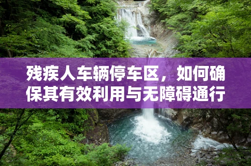 残疾人车辆停车区，如何确保其有效利用与无障碍通行？