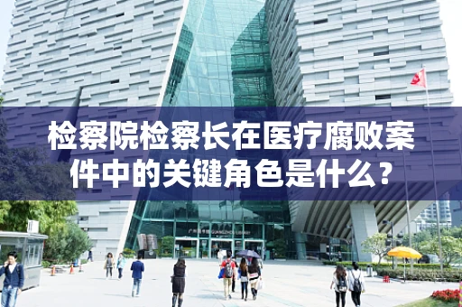 检察院检察长在医疗腐败案件中的关键角色是什么？