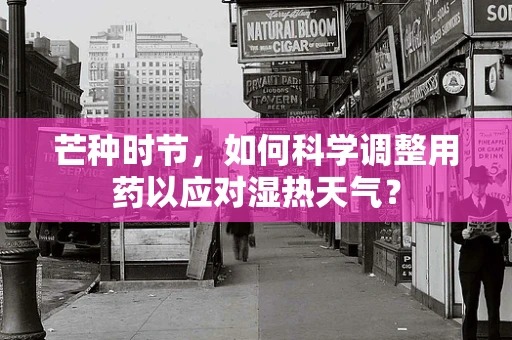 芒种时节，如何科学调整用药以应对湿热天气？