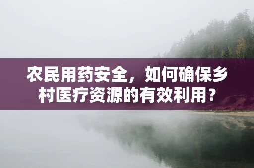 农民用药安全，如何确保乡村医疗资源的有效利用？