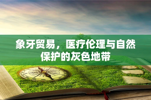 象牙贸易，医疗伦理与自然保护的灰色地带