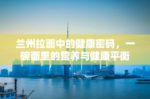 兰州拉面中的健康密码，一碗面里的营养与健康平衡