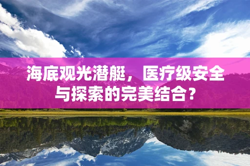 海底观光潜艇，医疗级安全与探索的完美结合？