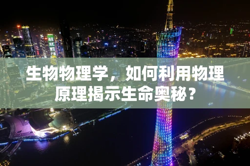 生物物理学，如何利用物理原理揭示生命奥秘？