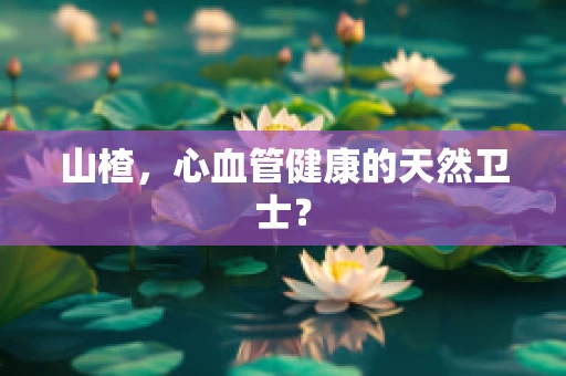 山楂，心血管健康的天然卫士？