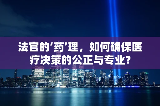 法官的‘药’理，如何确保医疗决策的公正与专业？