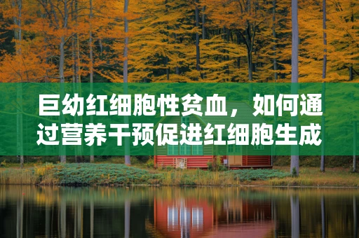 巨幼红细胞性贫血，如何通过营养干预促进红细胞生成？