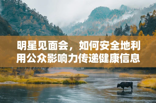 明星见面会，如何安全地利用公众影响力传递健康信息？