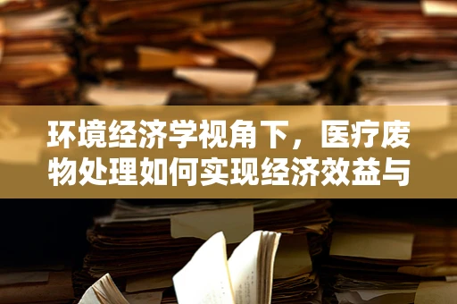 环境经济学视角下，医疗废物处理如何实现经济效益与生态效益双赢？