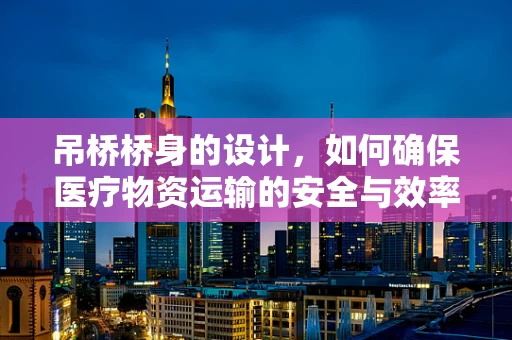 吊桥桥身的设计，如何确保医疗物资运输的安全与效率？
