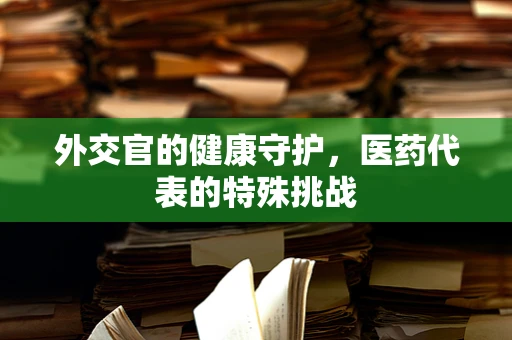外交官的健康守护，医药代表的特殊挑战