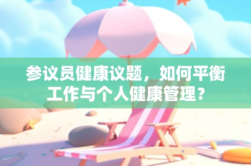 参议员健康议题，如何平衡工作与个人健康管理？