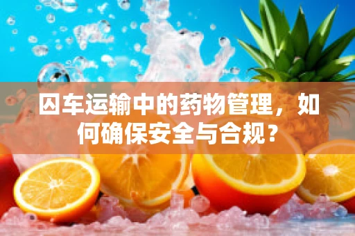 囚车运输中的药物管理，如何确保安全与合规？