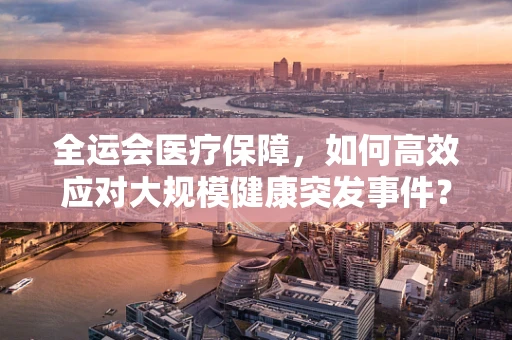 全运会医疗保障，如何高效应对大规模健康突发事件？