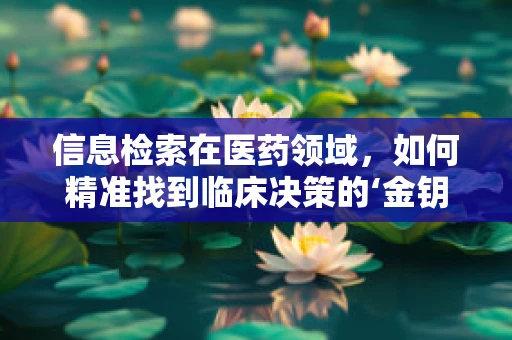 信息检索在医药领域，如何精准找到临床决策的‘金钥匙’？