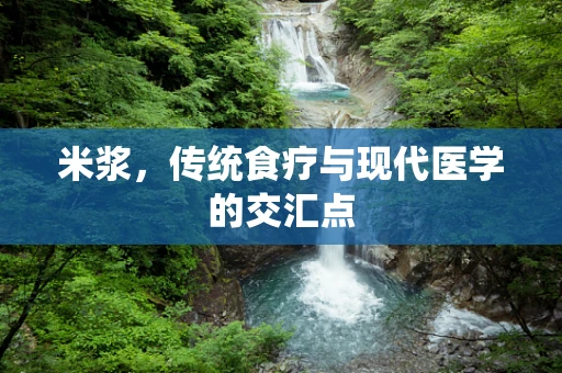 米浆，传统食疗与现代医学的交汇点