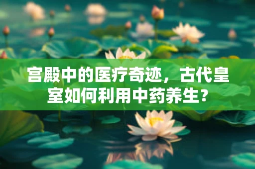 宫殿中的医疗奇迹，古代皇室如何利用中药养生？