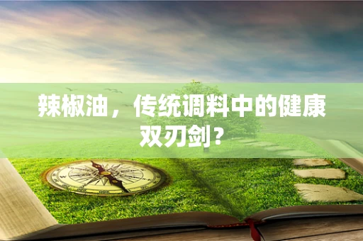 辣椒油，传统调料中的健康双刃剑？