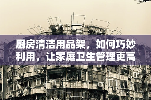 厨房清洁用品架，如何巧妙利用，让家庭卫生管理更高效？