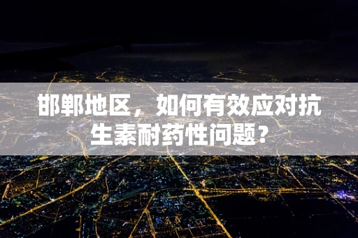 邯郸地区，如何有效应对抗生素耐药性问题？