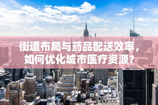 街道布局与药品配送效率，如何优化城市医疗资源？
