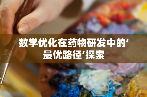 数学优化在药物研发中的‘最优路径’探索