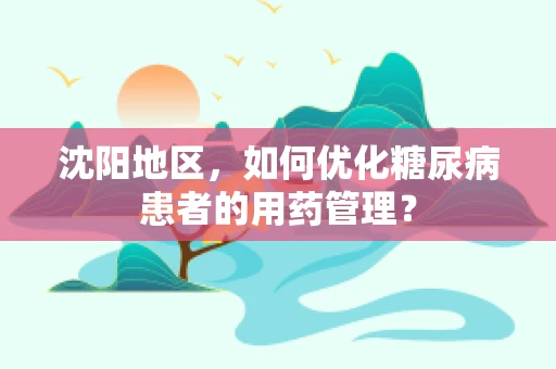 沈阳地区，如何优化糖尿病患者的用药管理？
