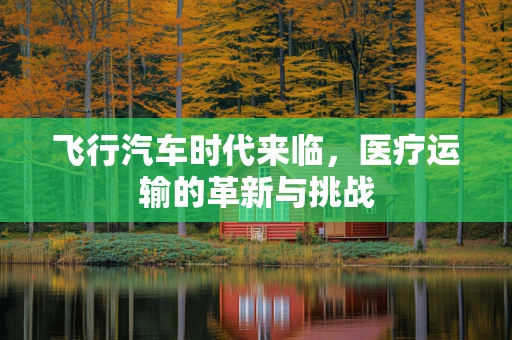 飞行汽车时代来临，医疗运输的革新与挑战