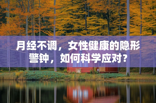 月经不调，女性健康的隐形警钟，如何科学应对？