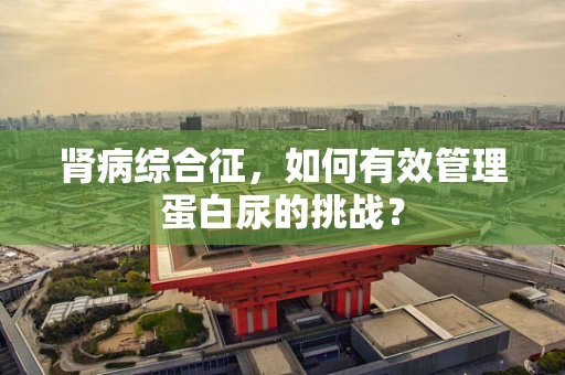 肾病综合征，如何有效管理蛋白尿的挑战？
