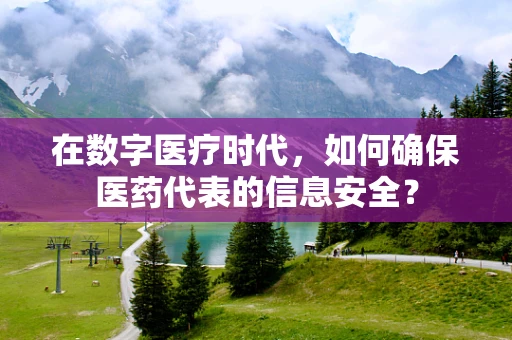 在数字医疗时代，如何确保医药代表的信息安全？