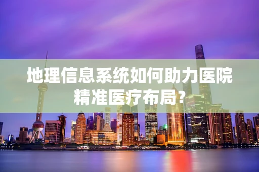 地理信息系统如何助力医院精准医疗布局？