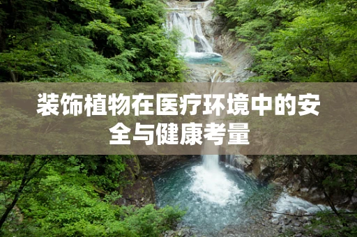 装饰植物在医疗环境中的安全与健康考量