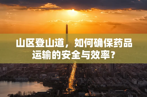 山区登山道，如何确保药品运输的安全与效率？