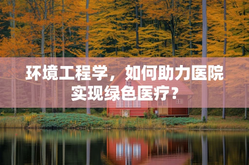 环境工程学，如何助力医院实现绿色医疗？