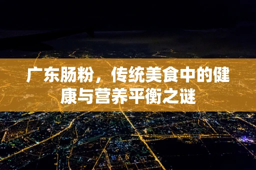 广东肠粉，传统美食中的健康与营养平衡之谜