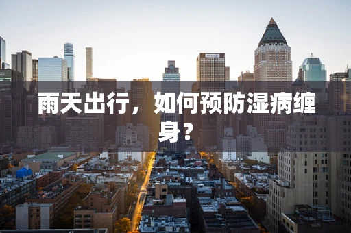 雨天出行，如何预防湿病缠身？