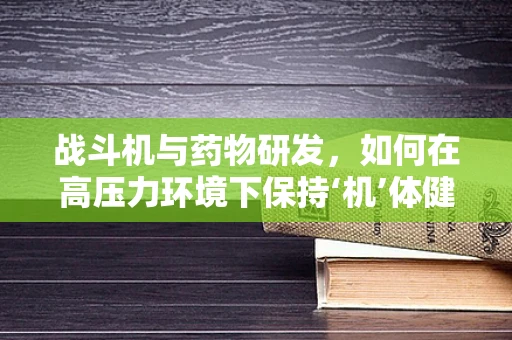 战斗机与药物研发，如何在高压力环境下保持‘机’体健康？