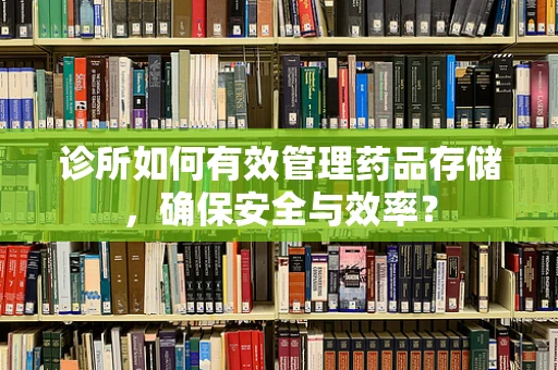 诊所如何有效管理药品存储，确保安全与效率？