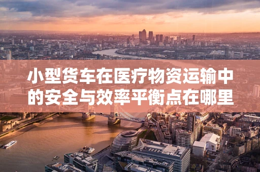 小型货车在医疗物资运输中的安全与效率平衡点在哪里？