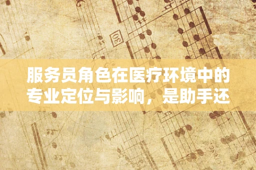 服务员角色在医疗环境中的专业定位与影响，是助手还是障碍？