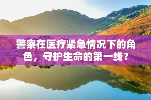 警察在医疗紧急情况下的角色，守护生命的第一线？