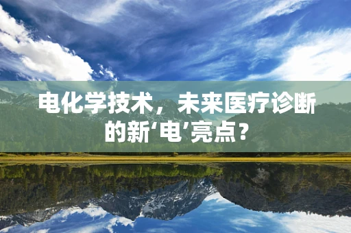 电化学技术，未来医疗诊断的新‘电’亮点？