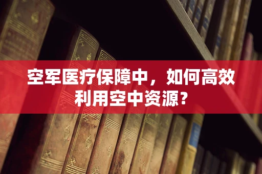 空军医疗保障中，如何高效利用空中资源？