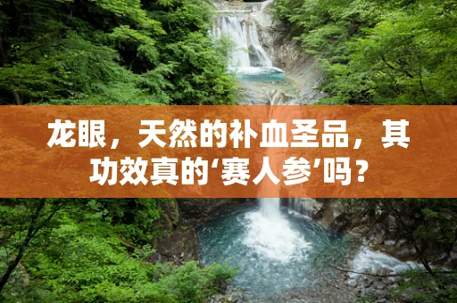 龙眼，天然的补血圣品，其功效真的‘赛人参’吗？