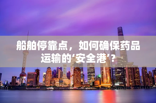 船舶停靠点，如何确保药品运输的‘安全港’？