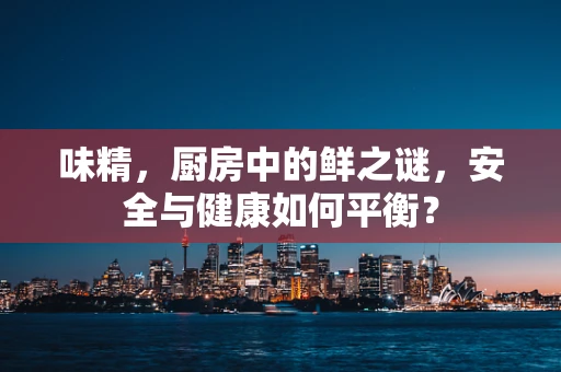 味精，厨房中的鲜之谜，安全与健康如何平衡？