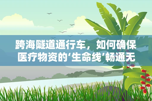 跨海隧道通行车，如何确保医疗物资的‘生命线’畅通无阻？