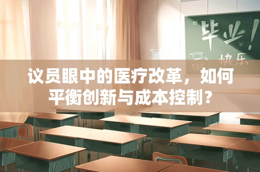 议员眼中的医疗改革，如何平衡创新与成本控制？